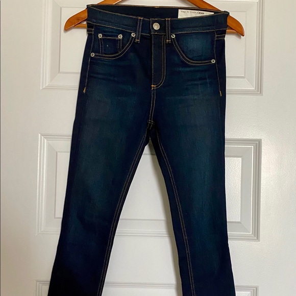 Rag & Bone High Rise Skinny Jeans - Picture 6 of 9